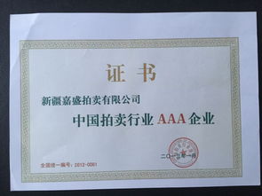 新疆嘉盛拍賣有限責任公司喀什拍賣分公司15